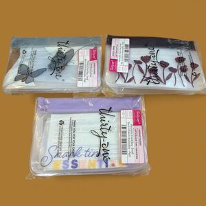 NWT Thirty-One Reusable Snack Bags Set of 3 - Purple, Gray, White